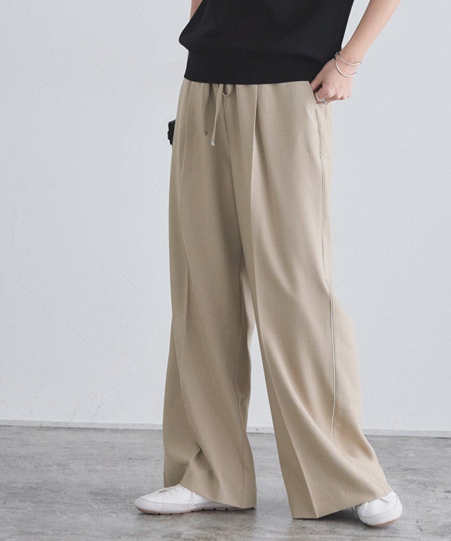 166cm / ブラック×杢ベージュ / M