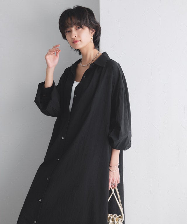 166cm / ブラック×オフホワイト / M