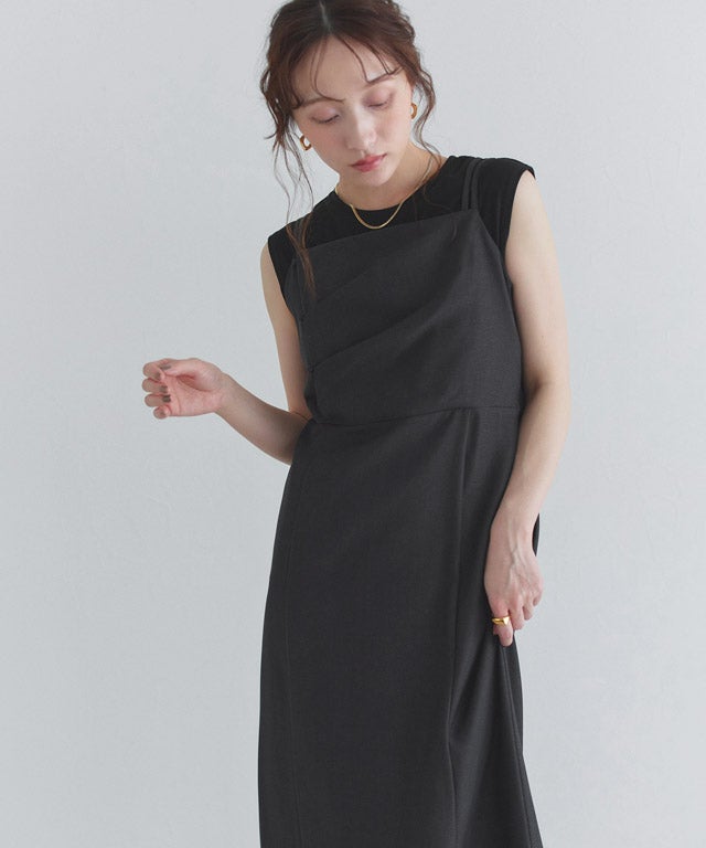 160cm / ドット / ブラック / M