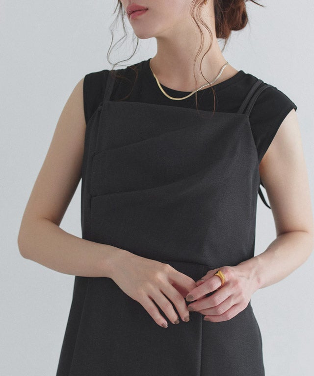 160cm / ドット / ブラック / M