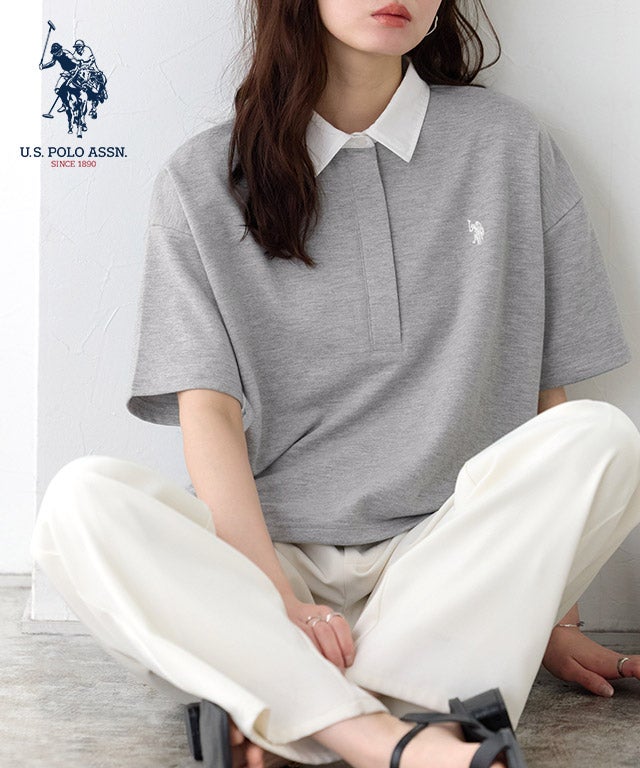 U.S. POLO ASSN. ライトスウェットポロTシャツ