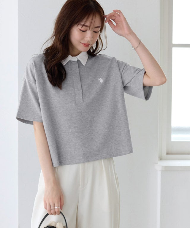 167cm / 杢ライトグレー / M