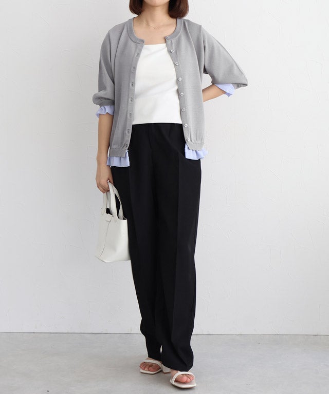 150cm / ライトグレー×ブルー / M