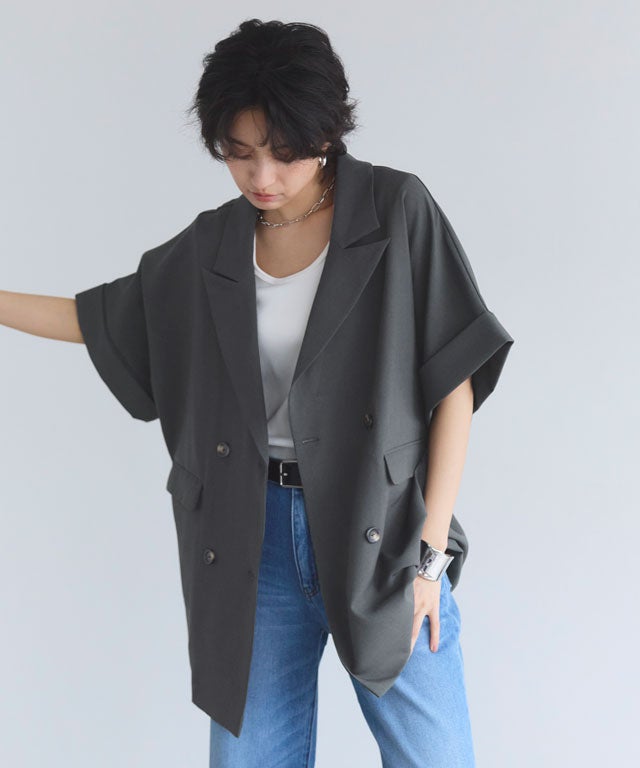 166cm / チャコール / M