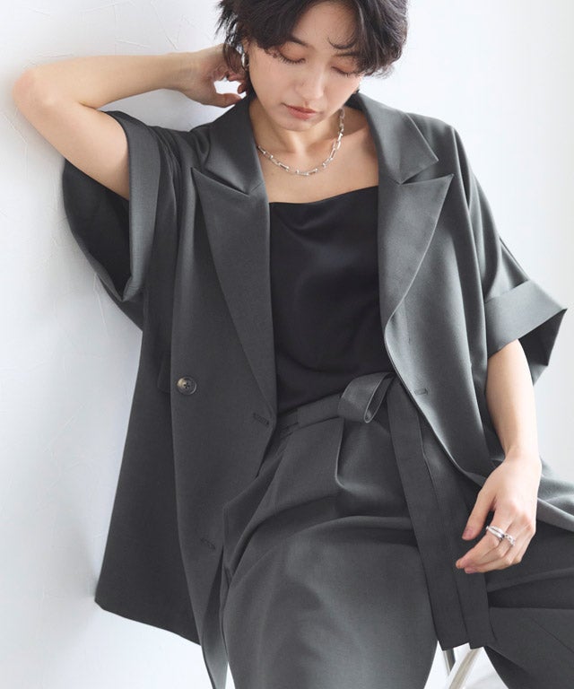 166cm / チャコール / M