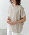 163cm / グレージュ / クルーネック / M