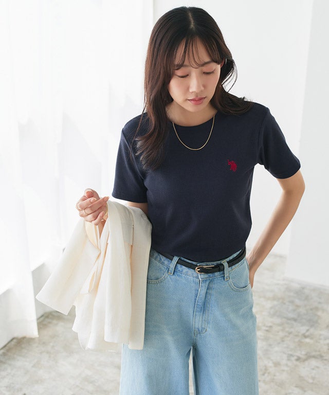162cm / ネイビー×レッド / M