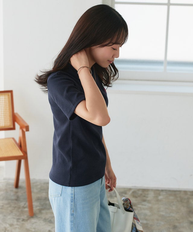 162cm / ネイビー×レッド / M