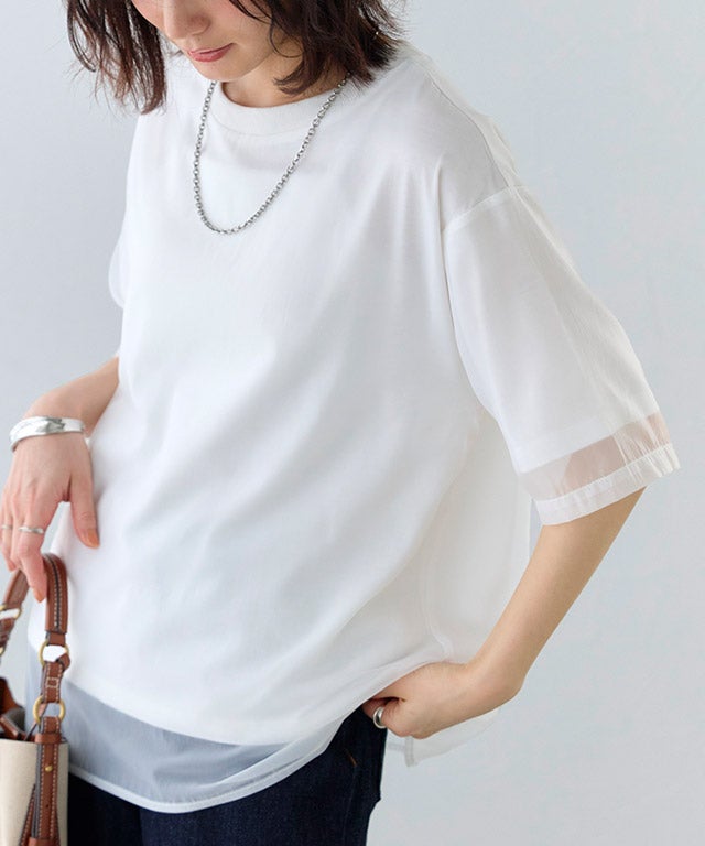 シアーレイヤードTシャツ