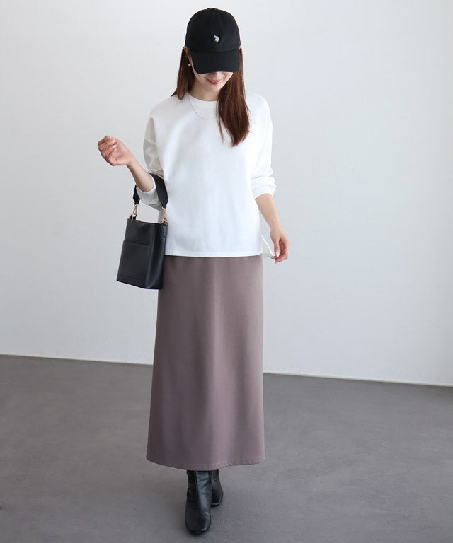 163cm / オフホワイト / クルーネック / M
