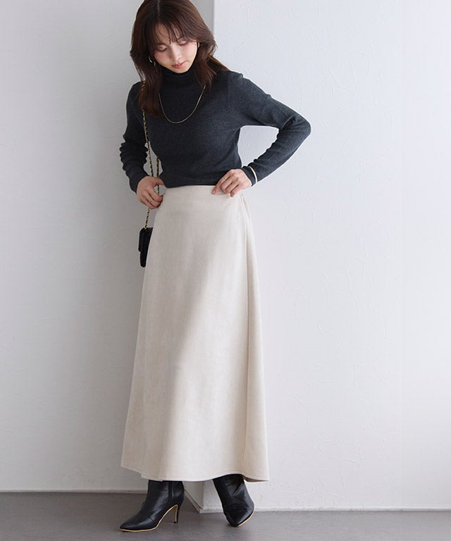 163cm / アイボリー / ロング丈 / M