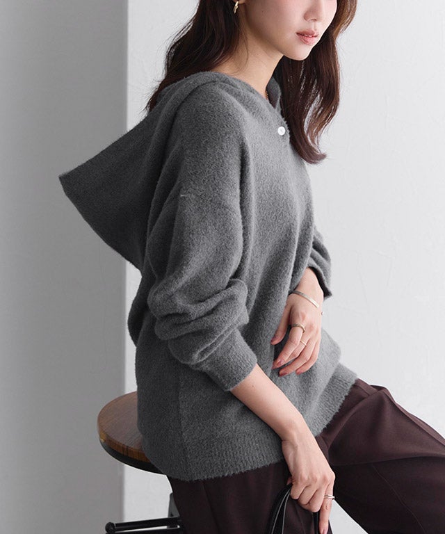 162cm / 杢チャコール / M