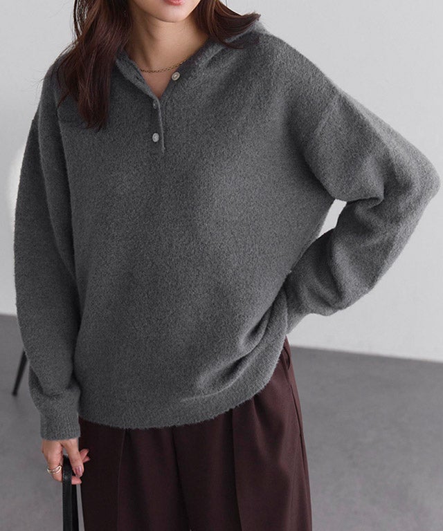 162cm / 杢チャコール / M