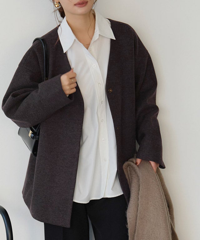 165cm / 杢ブラウン / M