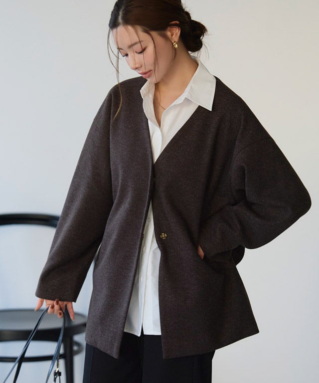 165cm / 杢ブラウン / M