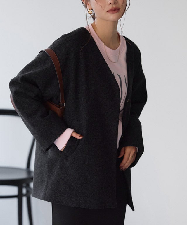 165cm / 杢ブラック / M